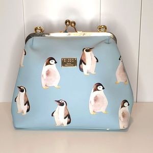 Light Blue Penguin Purse